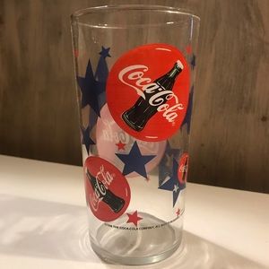 Vintage Coca Cola 4th July Glass Tumbler